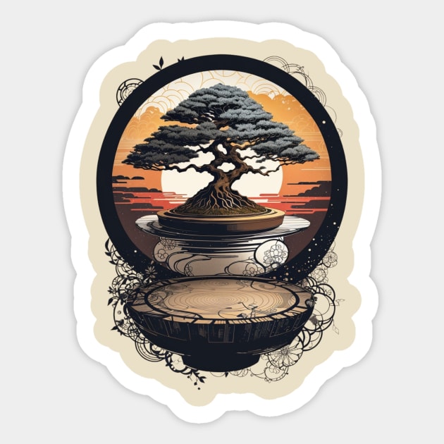 The Tree Beauty of Nature Sticker by Silvana Collection